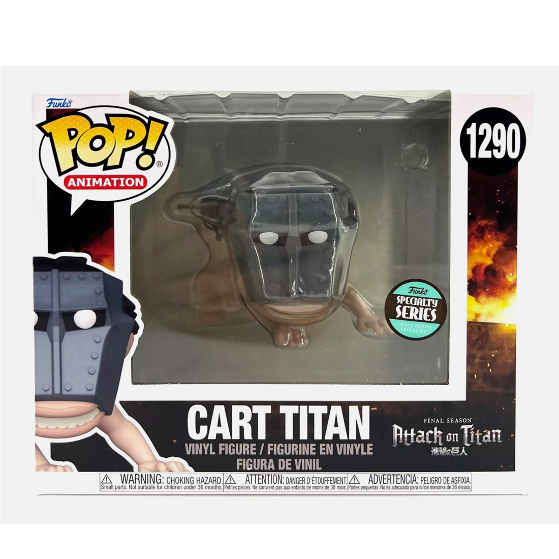 FUNKO POP! Attack On Titan Cart Titan #1290